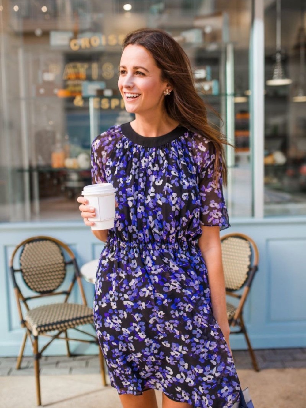 Kate Spade Dress Size L Large Hydrangeas